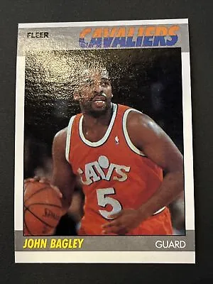 John Bagley 1987 Cleveland Cavaliers 87-88 Fleer Basketball #5 Of 132 Nm-mint • $1.02