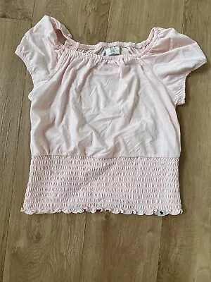 Abercrombie Kids Pink T-shirt With Ribbed Waist Age 13-13 Years • £7