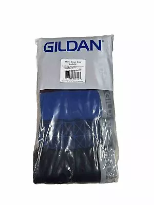 GILDAN Men's Underwear Boxer Briefs Multicolored Size Large (5 PACK) • $15.99