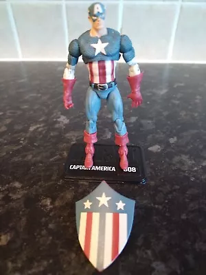 Marvel Universe Captain America 008 Action Figure 3.75  First Appearance 4 Inch • £10