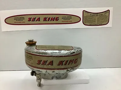 Vintage Antique Sea King Montgomery Wards Outboard Motor Decal Set 1930's  • $38.99