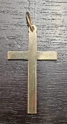 9ct Yellow Gold Cross Crucifix Mens/Ladies Chain Necklace Pendant • £195