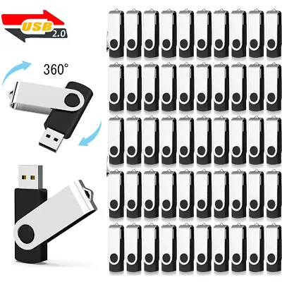 Lot USB 2.0 Flash Drive 16GB Folding Memory Stick Storage Thumb Pendrive Black • $225.99