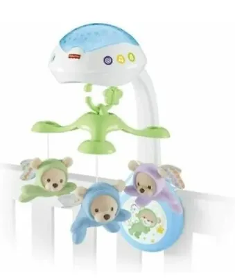 Fisher-Price CDN41 Butterfly Dreams 3-in-1 Crib Projection Mobile  • £19.99