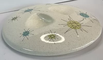 Vintage Starburst Franciscan Mid Century Modern Atomic Green Casserole Dish Lid • $25