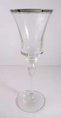 MIKASA JAMESTOWN PLATINUM WINE GLASS -  8 3/4  X 3   0107B • $19.98