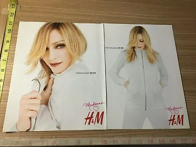 Madonna For H&M Fashions 2006 Print Advertisement Set: White Scenes • $13.95