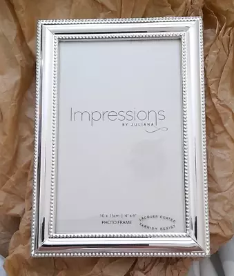 Impressions By Juliana Silver Plated Photo Frame 4'' X 6'' • £5.99