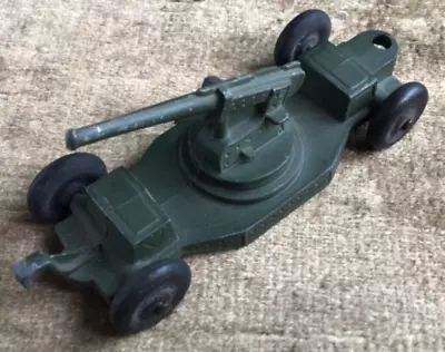 1950s Vintage Tootsietoy Anti Aircraft Cannon Gun Trailer Rubber Wheels • $14.95