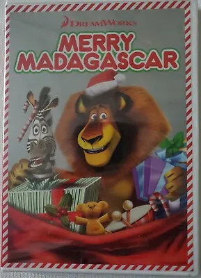 New And Sealed Merry Madagascar Dvd 1 Disc Set Free Shipping • $5.99
