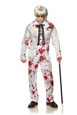 Seeing Red Evil Fast Food Colonel Men's Adult Halloween Costume SMALL/MEDIUM • $49.95