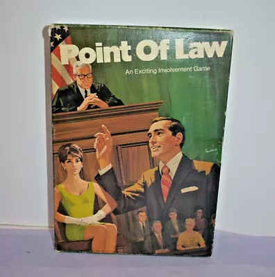 VINTAGE POINT OF LAW BOOKSHELF GAME BY 3M BRAND NEW 1972 Not Played • $23