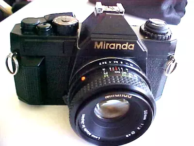 Miranda MS-1 Camera W/50mm F2 Lens (bx 57) • $65