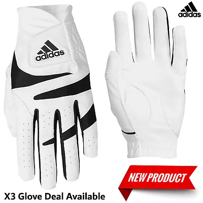 Adidas Golf Gloves Mens Golf Gloves Aditech Mens All Weather * New 2023 * White • £24.99