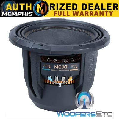 $829.95 • Buy Memphis Mojo1212 Sub 12  3000w 2-ohm 1-ohm Car Audio Subwoofer Bass Speaker New