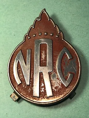 NRC National Radiator Co Boiler NAMEPLATE EMBLEM Furnace Vintage Antique • $12