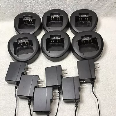 6x Motorola CD-58 Desktop Charger & Power Supply PA-55B • $82.50