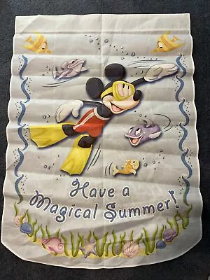 Disney Mickey Mouse Hamilton Large House Flag Have A Magical Summer VGUC • $20