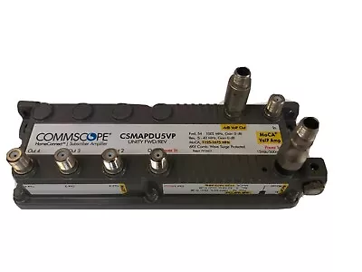 COMMSCOPE CSMAPDU5VP Cable Amplifier MoCA VoIP Digital 4-Port AMP • $19.88