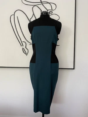 $105 • Buy Scanlan Theodore Body Con Dress Sz 12 Like New