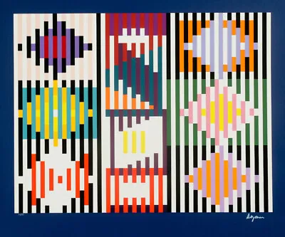 $1500 • Buy Yaacov Agam - Hand Signed Limited Edition Print
