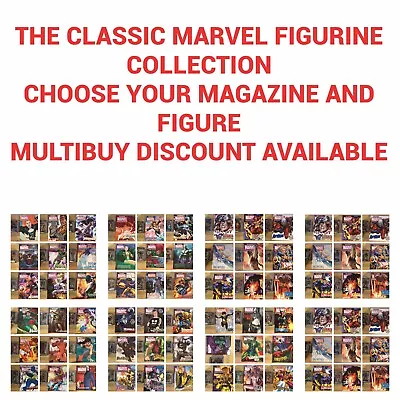 Eaglemoss Classic Marvel Figurine & Magazine Binders Plinths Choose & Select • £12.99