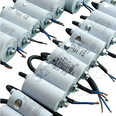 Pre-Wired Cable Start Run Capacitor For Spa Hot Tub Air Compressor Pumps Motors  • £7.99