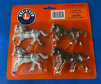 LIONEL 1930280 Horses Figures (Pack Of 4) O /27 *BRAND NEW* FREE US SHIPPING • $24.75