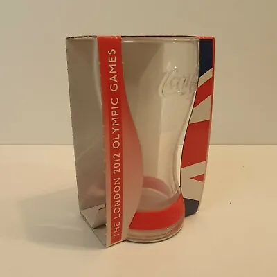 2012 Official London Olympics McDonalds Coca Cola Glass Red Wristband BNIB • £5.85