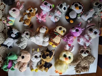 18x TY BEANIE BOOS Animals UNICORNpigLEMURcowKOALAdogsRABBITpenguinRACCOON++ LOT • $44.99