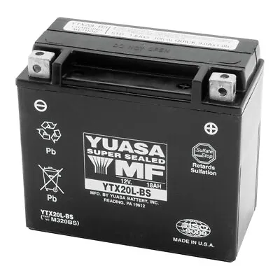 Yuasa Battery YTX20L-BS Maintenance Free • $96.35