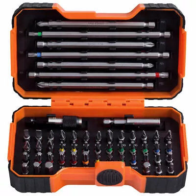 Bahco 59/S54BC 54 Piece PoziPhillipsHexTorx Screwdriver Bit Set & Holders • £17.50