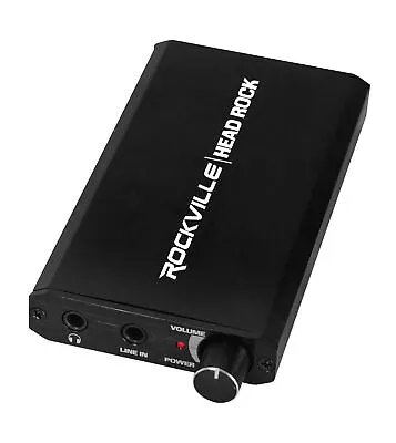 Rockville HeadRock Battery Powered Rechargeable Personal Headphone Amplifier Amp • $34.95