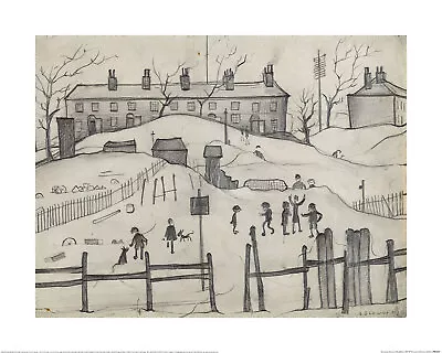 L.S. Lowry - Houses In Broughton 1937 - Official Fine Art Print - 2 Sizes • $14.87