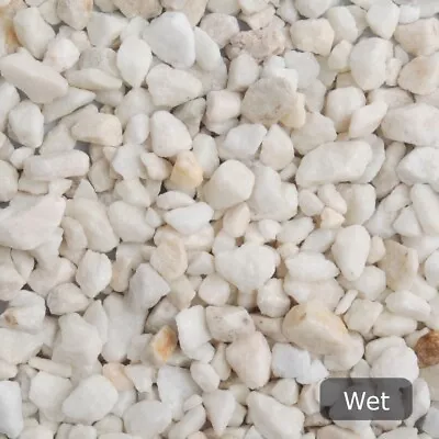 Polar White 10mm Decorative Aggregates Gravel Chippings Patio Paths Gardens 20Kg • £14.75