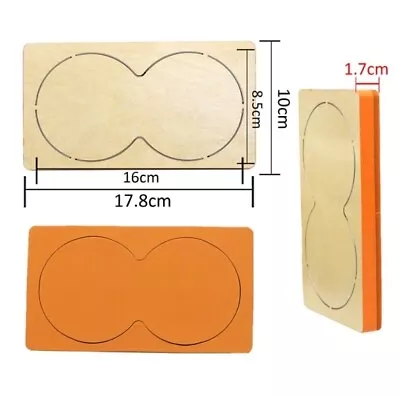 1 Pc. MOUSE EAR Fold Over Wooden Steel Rule Cutting Die Die Cut Machine • $11.99