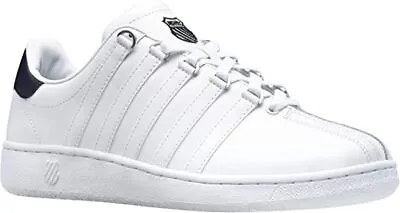 Man K-Swiss Classic VN Leather Sneaker Shoe 07321-102M Color White/Black New • $83.90
