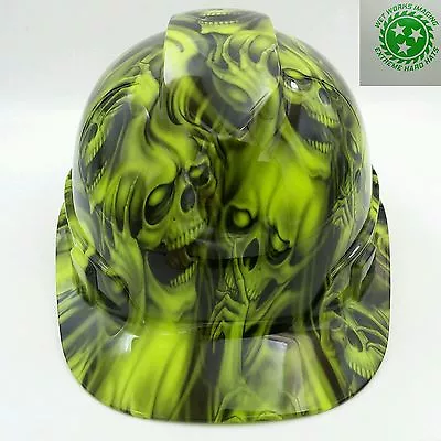 $44.99 • Buy Hard Hat Custom Hydro Dipped , OSHA Approved See,hear No Evil SKULLS, NEW !!