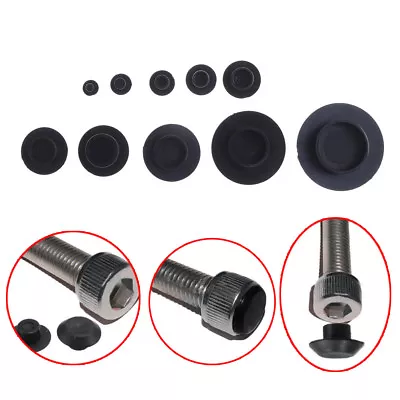 10Pcs Hex Socket Allen Bolt Screw Nut Hexagon Head Cover Cap Protector M4-M2I_-_ • $6.35