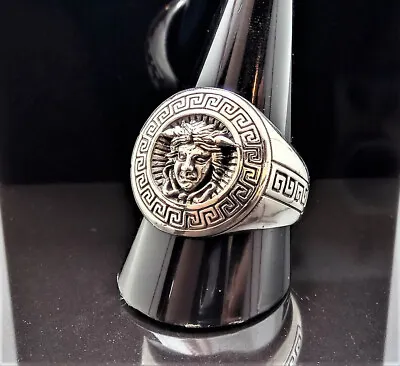 Medusa Ring STERLING SILVER 925 Greek Ornament Medusa Gorgon Greek Mythology Uni • $49.99
