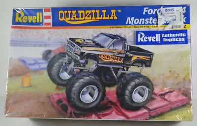 RARE Revell QUADZILLA Ford 4X4 Monster Truck 1/24 Model Kit #85-7702 - SEALED! • $45.16