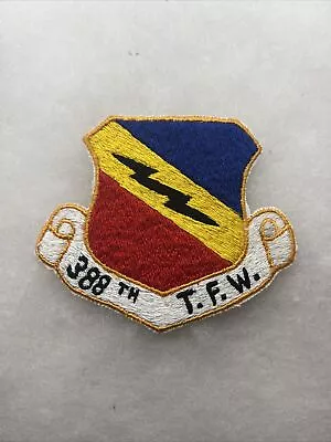 USAF 388th Tactical Fighter Wing Patch Theater Made (U854 • $100