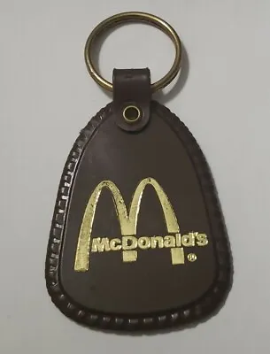 $8 • Buy Vintage Brown McDonald's Keychain Ring Plastic Golden Arches Logo Advertisement 