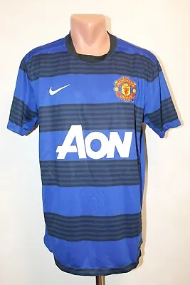Manchester United Football Shirt Camiseta Soccer 2012 2013 Third Size L Nike Men • £17.99