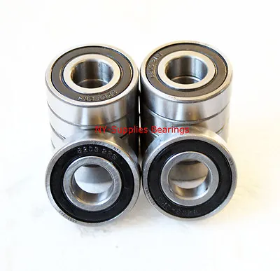 10 Pcs Of 6203-2RS Premium Sealed Ball Bearing 17x40x12mm  2 Side Rubber Seals • $13.37