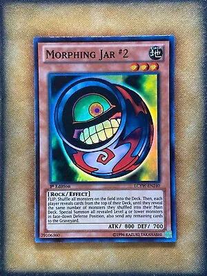 Yugioh Morphing Jar #2 LCYW-EN240 Super Rare 1st Ed LP • $3.29