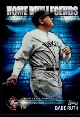 Babe Ruth Card 2012 Topps Prime 714 Home Run Leaders #HRL2 • $14.95