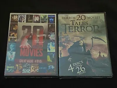 NEW! 40 Horror Movies On 2 DVD Sets! Home For The Holidays Snake People More! • $4.25
