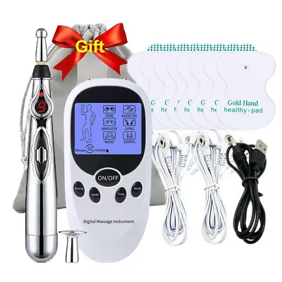 Digital Therapy Machine EMS/TENS Unit Acupuncture Pen Laser Energy Body Massage • $22.98