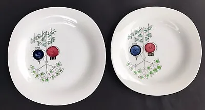 Vtg Rorstrand Of Sweden POMONA Dinner & Salad Plate Marianne Westman AS IS • $35